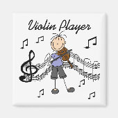 Violin Player Magnet (Vorne)