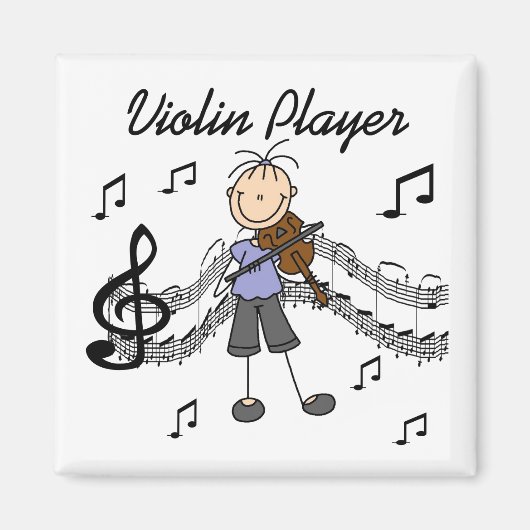 Violin Player Magnet (Vorne)