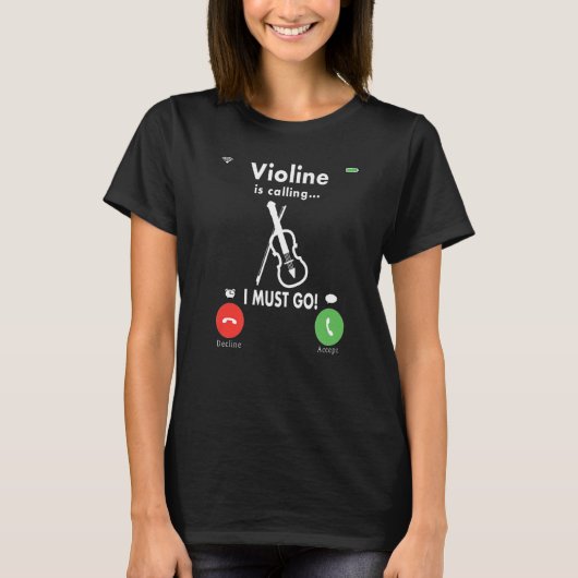 Violin Player Men Boys Kids Girl Women Violinist T-Shirt (Vorderseite)