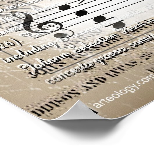 VIOLIN POSTER (Ecke)