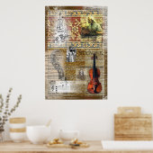 VIOLIN POSTER (Küche)