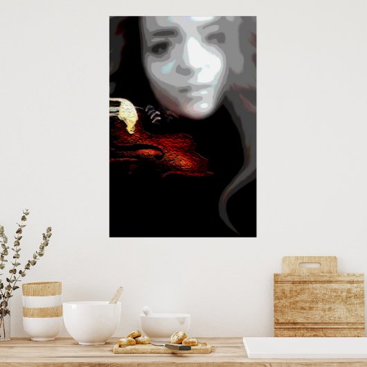 Violin Poster (Küche)