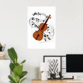 Violin Poster (Heimbüro)