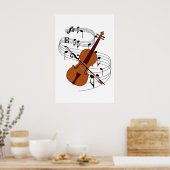 Violin Poster (Küche)