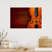 Violin Poster (Küche)