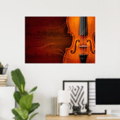 Violin Poster (Heimbüro)
