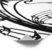 VIOLIN-POSTER POSTER (Ecke)