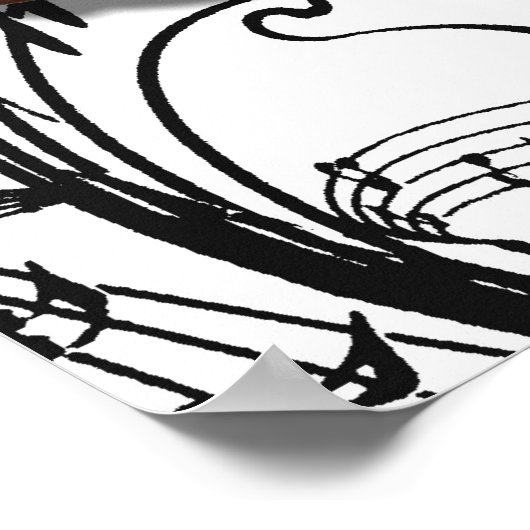 VIOLIN-POSTER POSTER (Ecke)