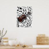 VIOLIN-POSTER POSTER (Küche)