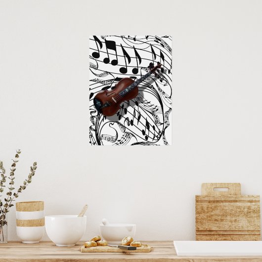 VIOLIN-POSTER POSTER (Küche)