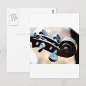 Violin Postkarte (Vorne/Hinten)