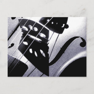 Violin Postkarte