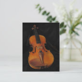 Violin Postkarte (Stehend Vorderseite)