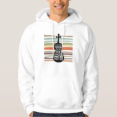 violin retro hoodie (Vorderseite)