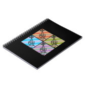 Violin Retro Notizblock (Linke Seite)