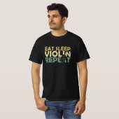 Violin Retro T-Shirt (Vorne ganz)