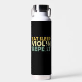 Violin Retro Trinkflasche (Vorne)