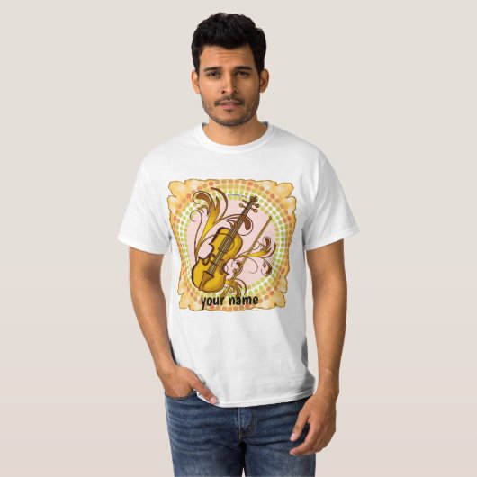 Violin Rhythm T-Shirt (Vorne ganz)
