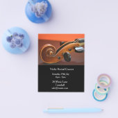 Violin-Saiteninstrument Erwägung Musik Flyer (Einzeln)
