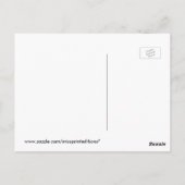 Violin Scrawl auf Bach Manuskript Postkarte (Rückseite)