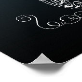 Violin Scrawl Poster (Ecke)