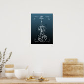 Violin Scrawl Poster (Küche)