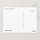 Violin Scrawl Postkarte (Rückseite)