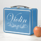 Violin Script Metall Brotdose (Beispiel)