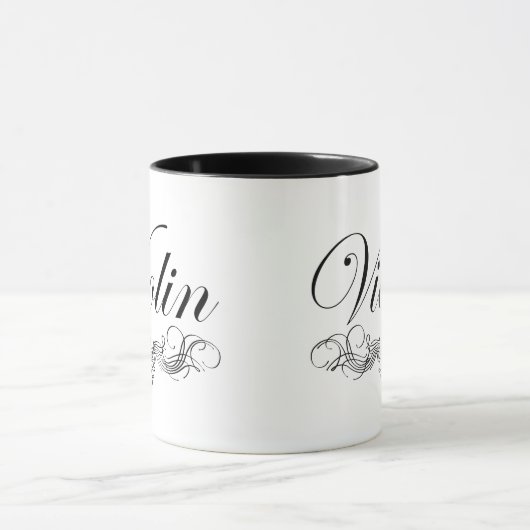 Violin Script Tasse (Zentrum)