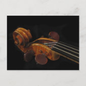Violin Scroll Postkarte (Vorderseite)