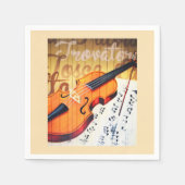 Violin Serviette (Vorderseite)