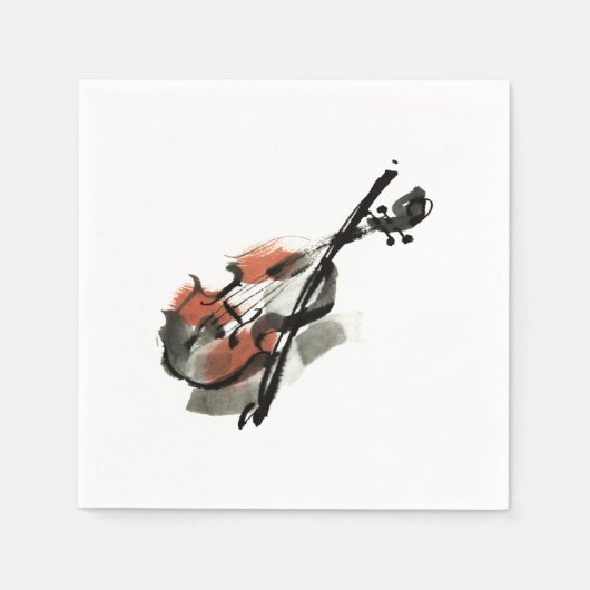 Violin Serviette (Vorderseite)