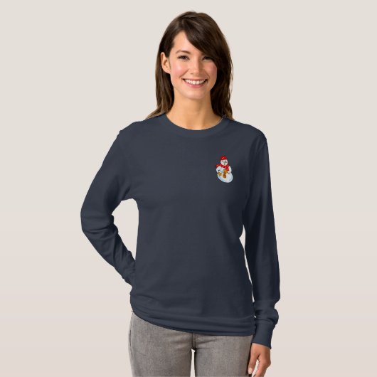 Violin Snowman T-Shirt (Vorne ganz)