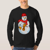 Violin Snowman T-Shirt (Vorderseite)