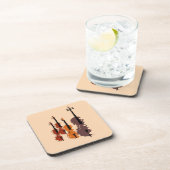 Violin String Instrument Streichquartett Getränkeuntersetzer (Rechte Seite)