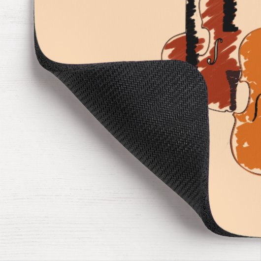 Violin String Instrument Streichquartett Mousepad (Ecke)