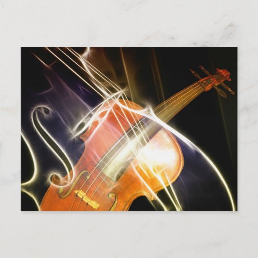 Violin Symphonie Postkarte (Vorderseite)