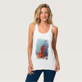 Violín Tank Top (Vorderseite Vollansicht)