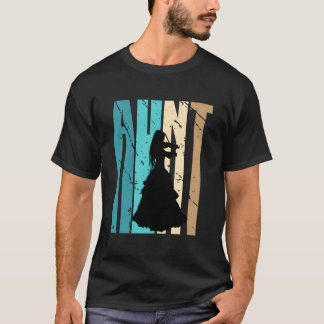 Violin-Tante Musik-Fan Familien-Unterstützer Musik T-Shirt