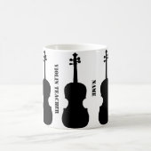 Violin Teacher Gift Personalisiert funky Kaffeetasse (Mittel)