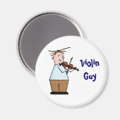 Violin Typ Magnet (Vorderseite/Rückseite)
