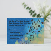 VIOLIN uAwg RSVP Karte (Stehend Vorderseite)