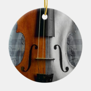 Violin-Verzierung Keramik Ornament