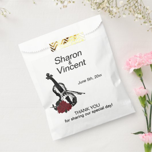 Violin Vielen Dank Geschenktütchen (Versiegelt)