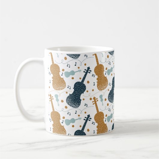Violin Viola Streichinstrumente-Geschenk Kaffeetasse (Links)