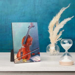 Violín/Violine Fotoplatte