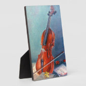 Violín/Violine Fotoplatte (Seite)