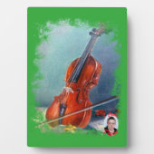 Violín/Violine Fotoplatte (Vorderseite)