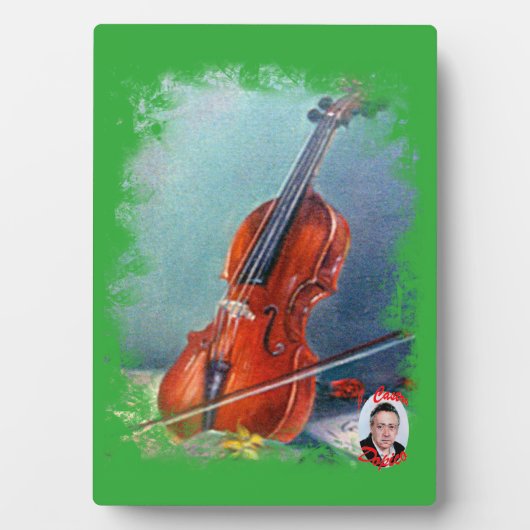 Violín/Violine Fotoplatte (Vorderseite)