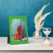 Violín/Violine Fotoplatte (Seite)